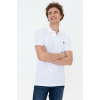 U.S. Polo Assn. Erkek Beyaz Polo Yaka T-Shirt Basic