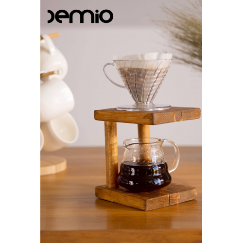 Demio Kahve Demleyici V60 Dripper - Şeffaf