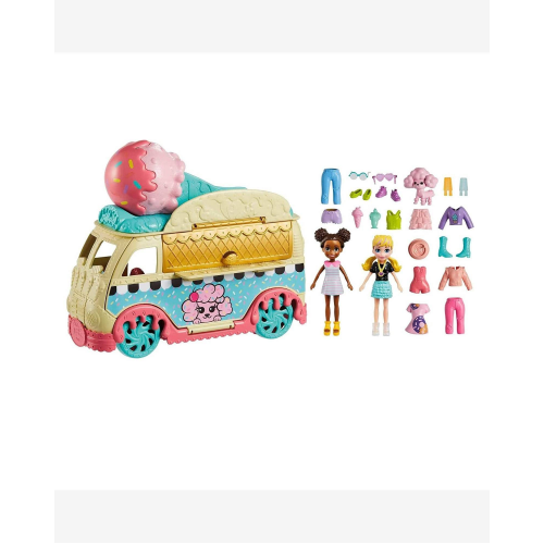 Polly Pocket Minik Lezzetler Dondurma Arabası: Polly Ve Shani HHX77