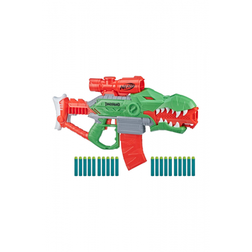 Nerf DinoSquad Rex Rampage Dart Tabancası, 20 Nerf Dart Dahil