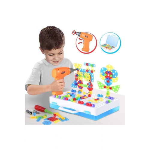 SmartFox 3d Puzzle Ve Oyun Tamir Çantası Plus Pilli Matkaplı