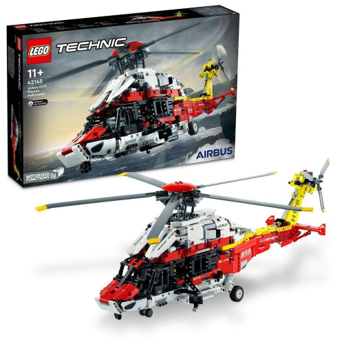 LEGO Technic Airbus H175 Kurtarma Helikopteri 42145 - 11 Yaş ve Üzeri Çocuklara Helikopterin Nasıl Çalıştığını Öğreten Oyuncak Yapım Seti (2001