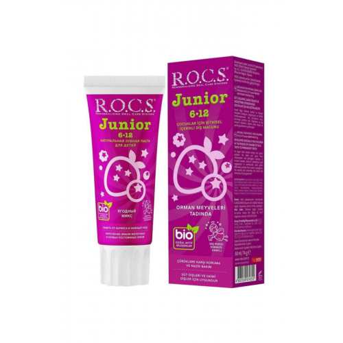 Rocs Junior Diş Macunu 6-12 Yaş 60ml Orman Meyveleri