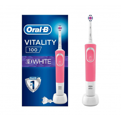 Oral-B 3D White Pembe Vitality Şarjlı Diş Fırçası