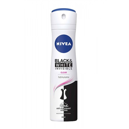 Nivea Black & White Invisible Clear Deodorant 150 ml