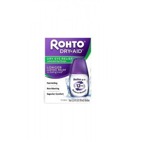 Rohto Dry-Aid Eye Drops Kayganlaştırıcı Göz Damlası 10 ml