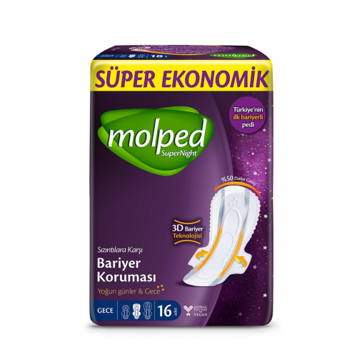 Molped Supernight Gece 16'lı