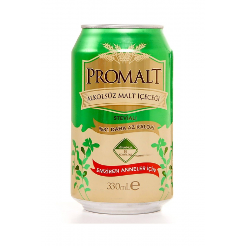 Promalt Stevyalı Alkolsüz Malt İçeceği 330 Ml (6 Adet)