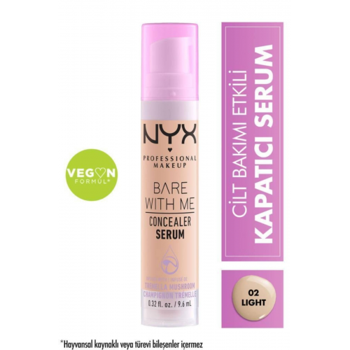 NYX Professional Makeup Bare With Me Kapatıcı Serum 02 Light