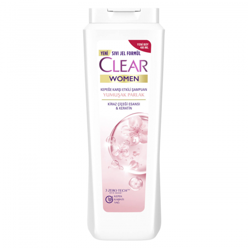 Clear Women Yumuşak & Parlak Şampuan 485 Ml