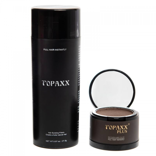 Topaxx Plus Siyah Black Suda Çıkmayan Saç Dolgunlaştırıcı Topik Pudra 4 gr