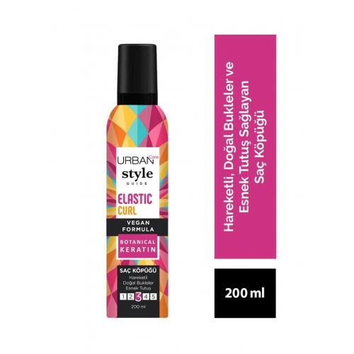 Urban Care Style Guide Elastic Curl Saç Köpüğü 200 Ml