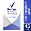 Rexona Clinical Protection Shower Clean - 45 ml