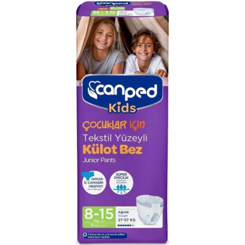 Canped Kids Külot Bez 8-15 Yaş 27-57 Kg 8 Adet