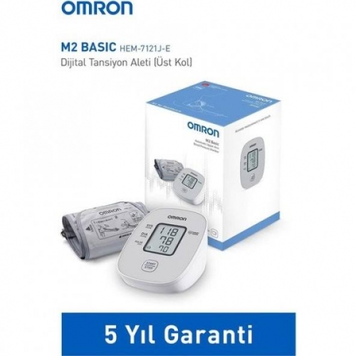 Omron M2 Basic HEM-7121J-E Üst Koldan Ölçer Dijital Tansiyon Aleti