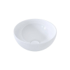 Bocchi Slim Li̇ne Vessel Yuvarlak Mini Lavabo 26 Cm Mat Beyaz