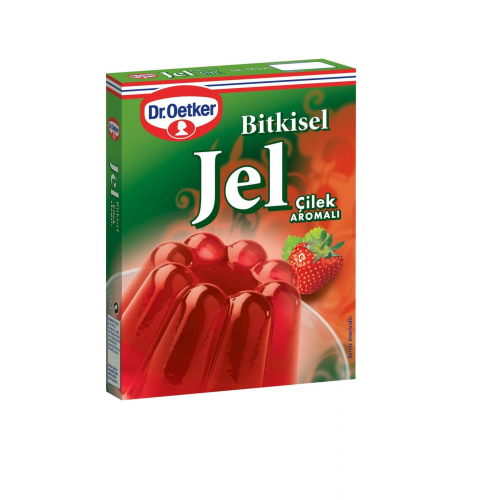 Dr. Oetker Bitkisel Jel Çilek Aromalı 100 Gr