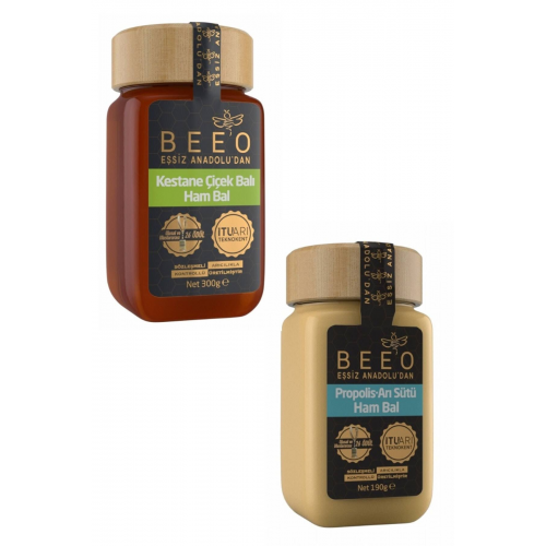 Bee'o Propolis Arı Sütü Ham Bal 190 Gr