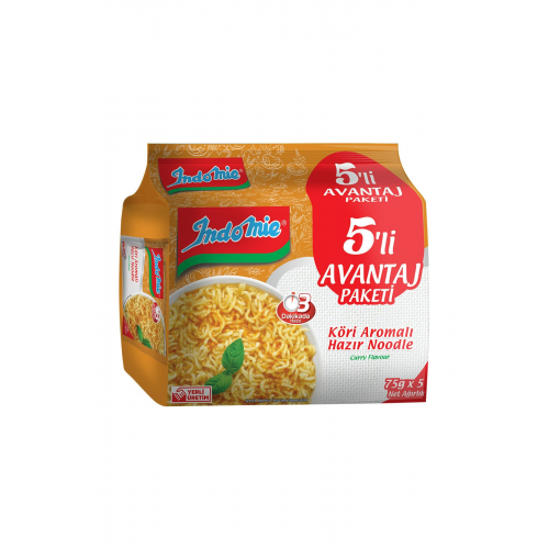 Indomie 5'Li Paket Körili Noodle