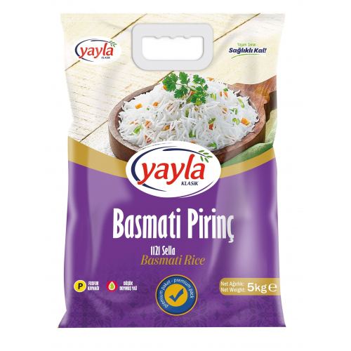 Yayla 1121 Sella Basmati Pirinç 5 Kg